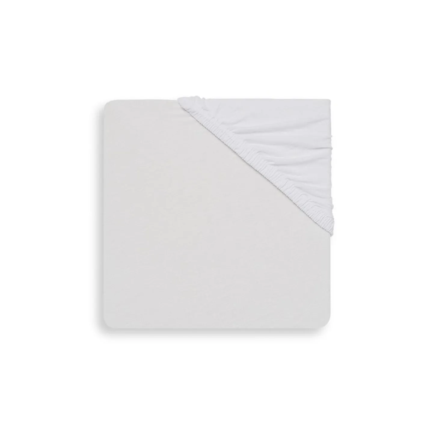 Jollein Drap-housse Jersey White 40x80 cm