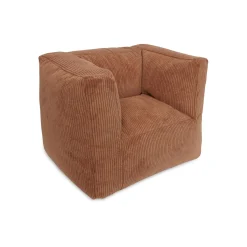 Jollein Fauteuil Pouf Enfant Corduroy Caramel