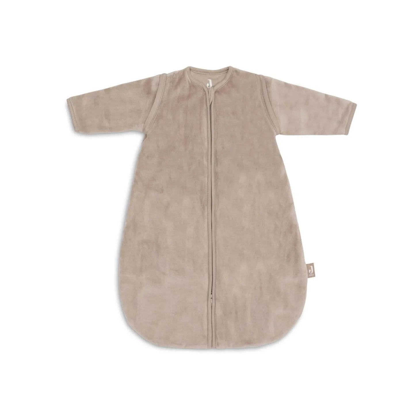 Jollein Gigoteuse avec Manches Amovible Ronde Velvet Milky Coffee 60 cm