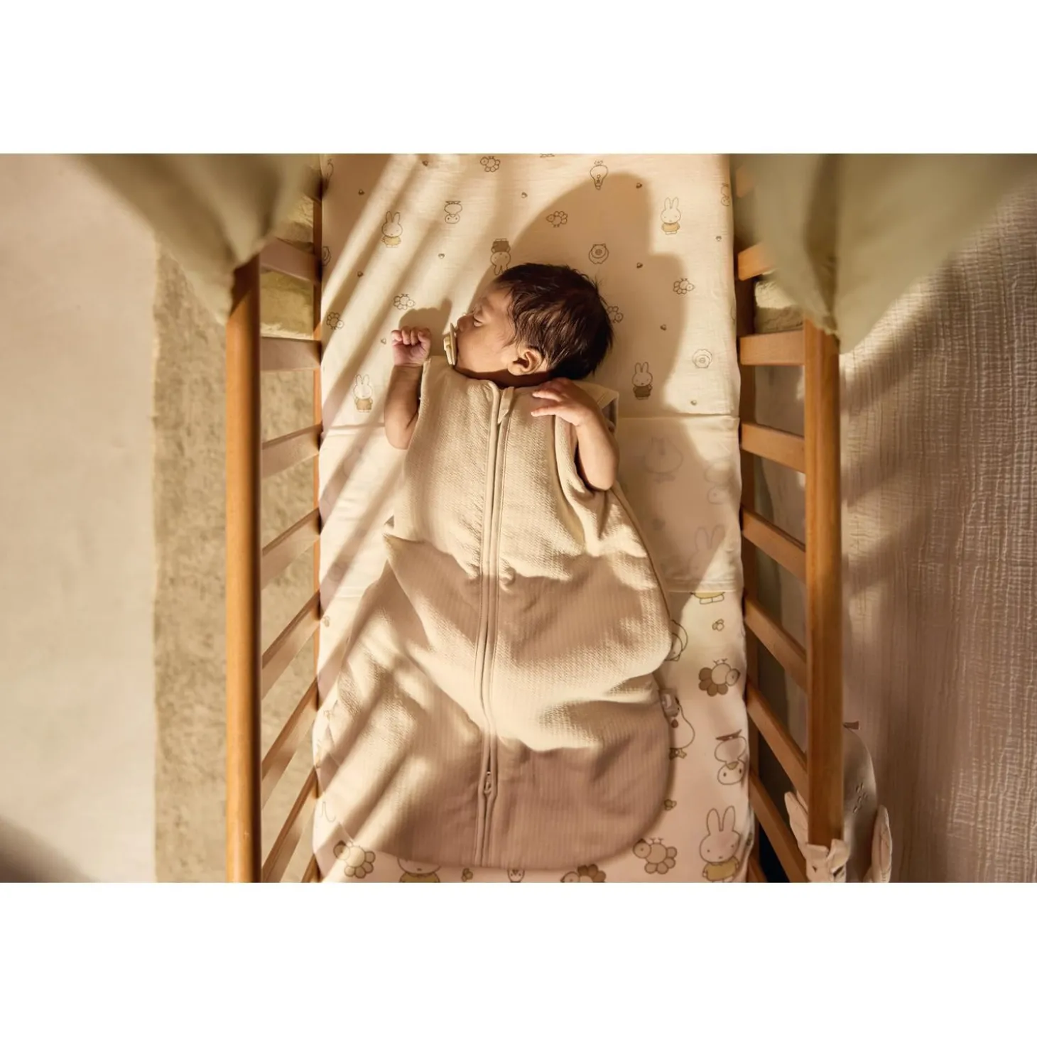 Jollein Gigoteuse Naissance Jersey Padded Twine Sand 60 cm