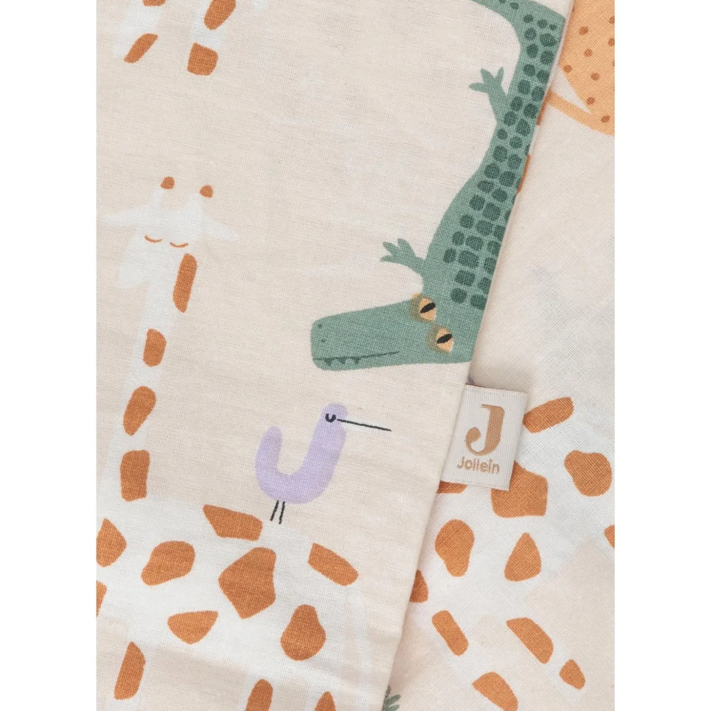 Jollein Housse de couette et taie Jungle Jambo Multicolor 100x140 cm