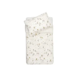 Jollein                    Housse de couette et taie Tiny Park    Multicolore            100x140 cm