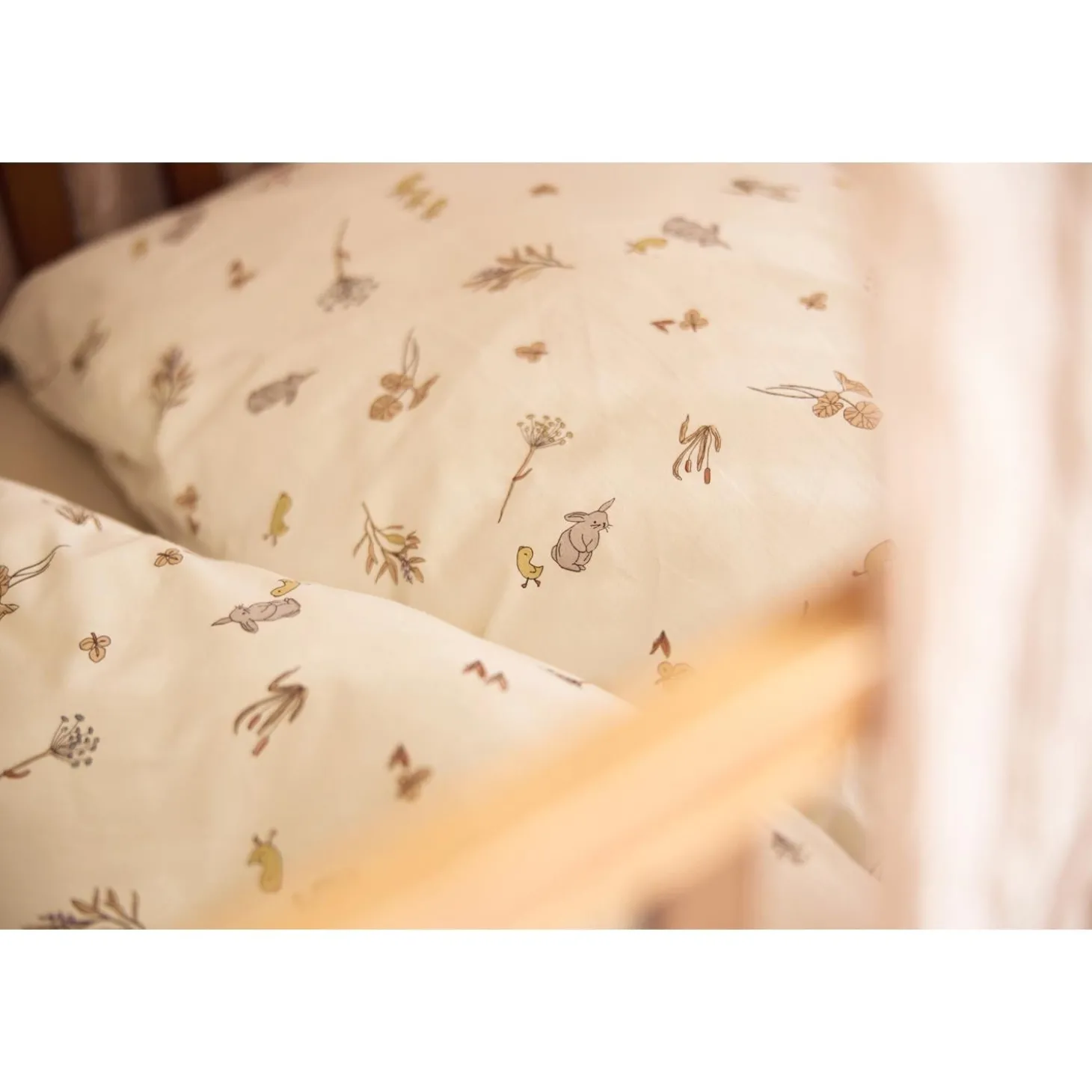 Jollein Housse de couette et taie Riverside Multicolor 100x140 cm