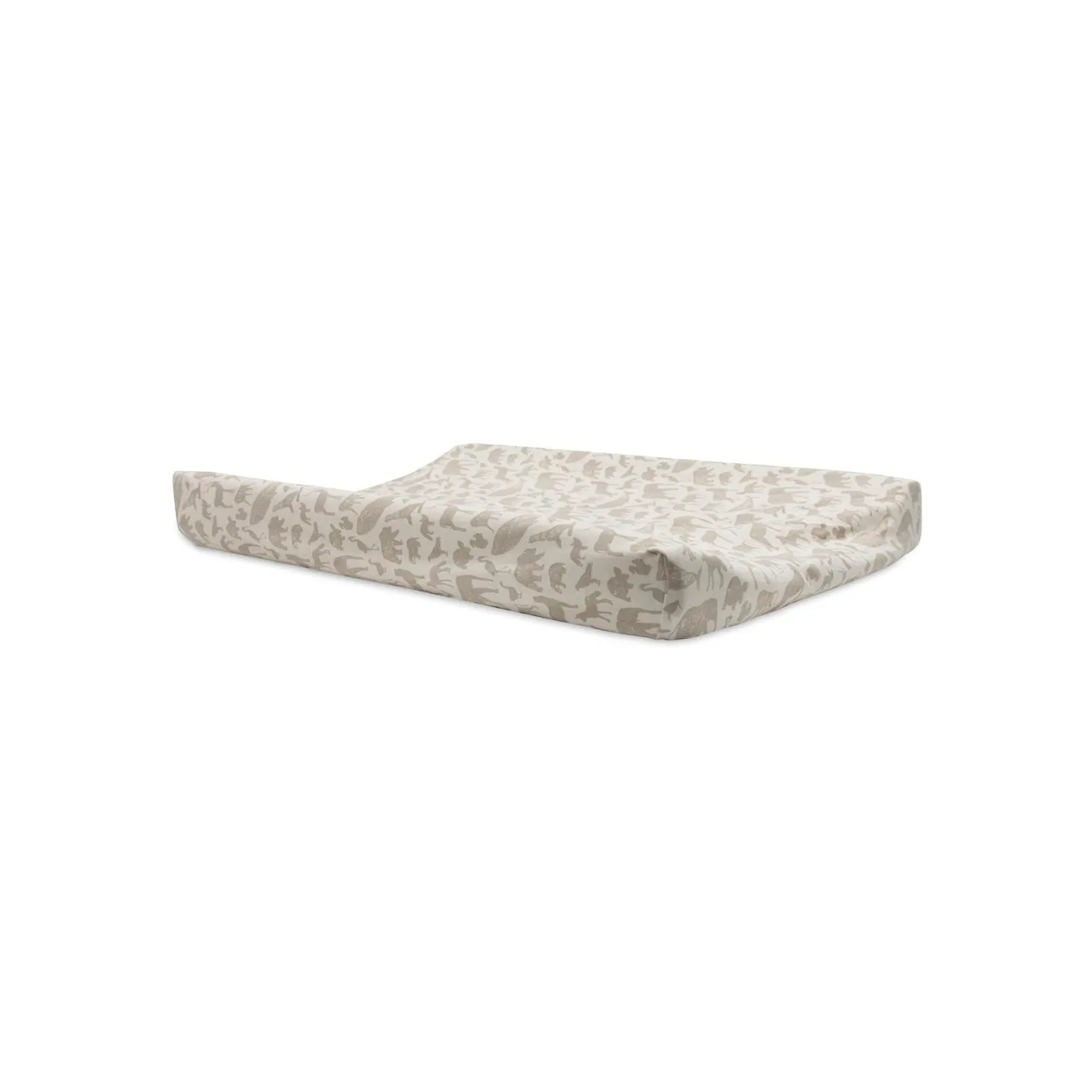 Jollein Housse matelas à langer Jersey animals Nougat 50x70 cm
