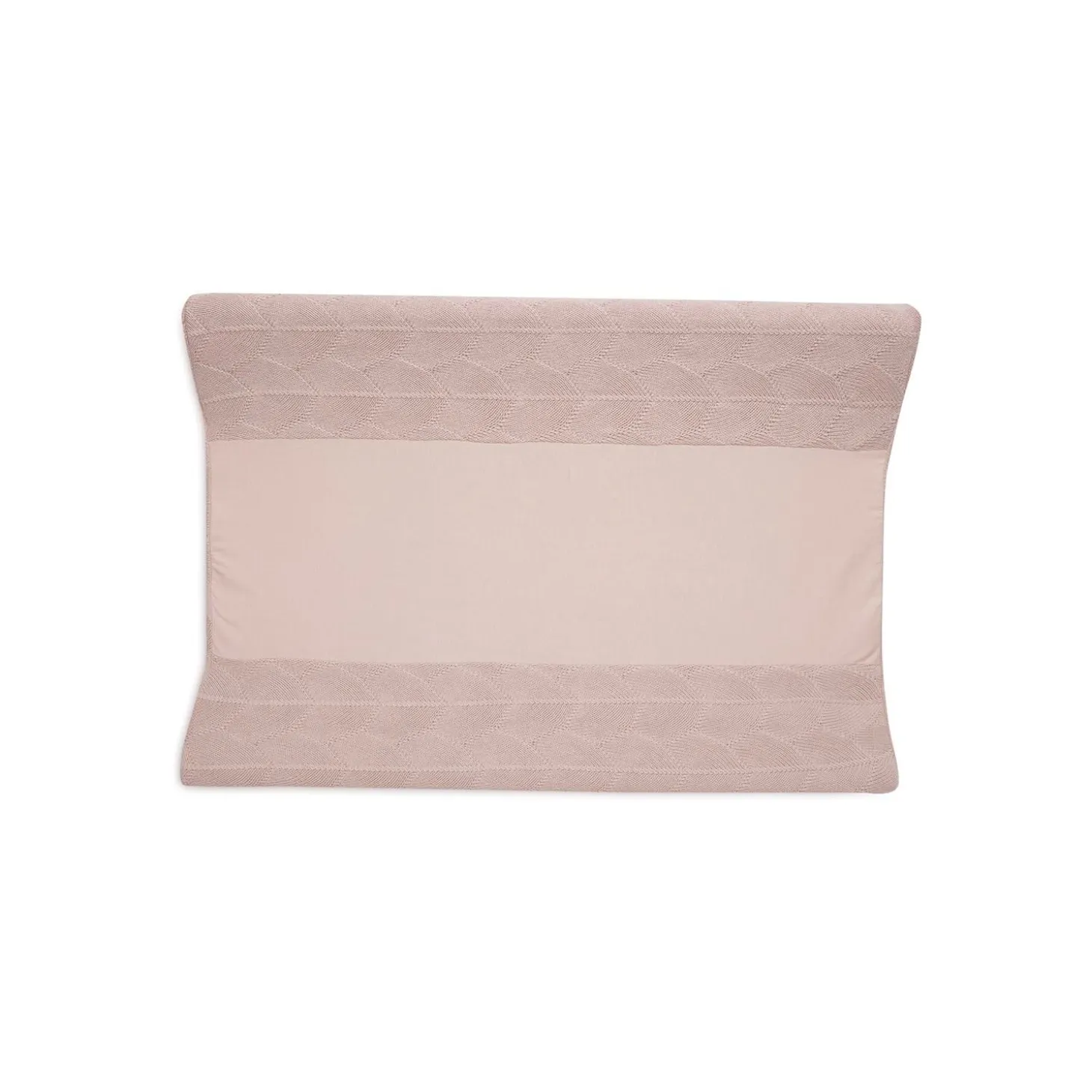 Jollein Housse matelas à langer Shell Knit GOTS Wild Rose 50x70 cm
