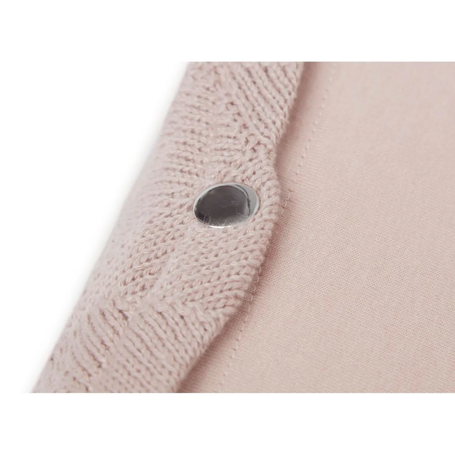Jollein Housse matelas à langer Shell Knit GOTS Wild Rose 50x70 cm