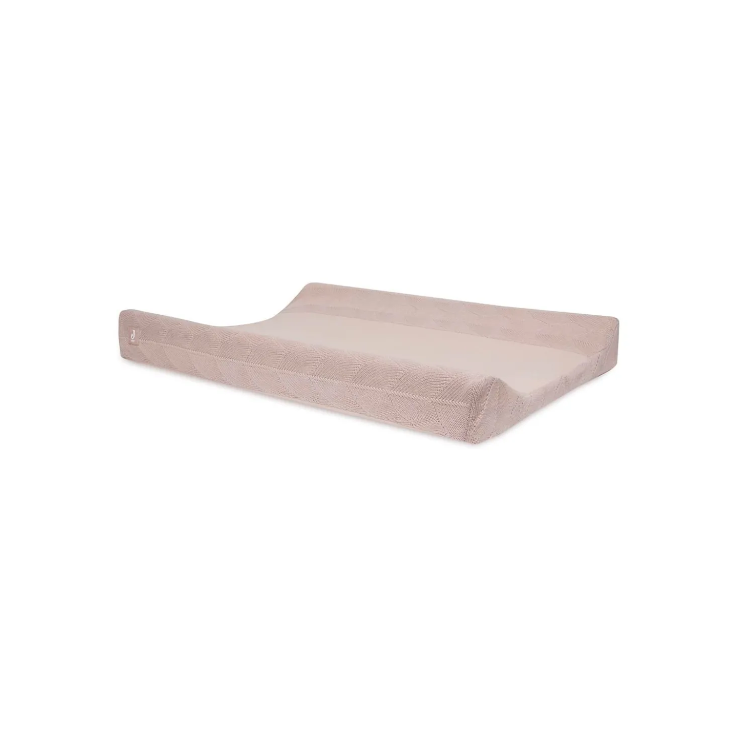 Jollein Housse matelas à langer Shell Knit GOTS Wild Rose 50x70 cm