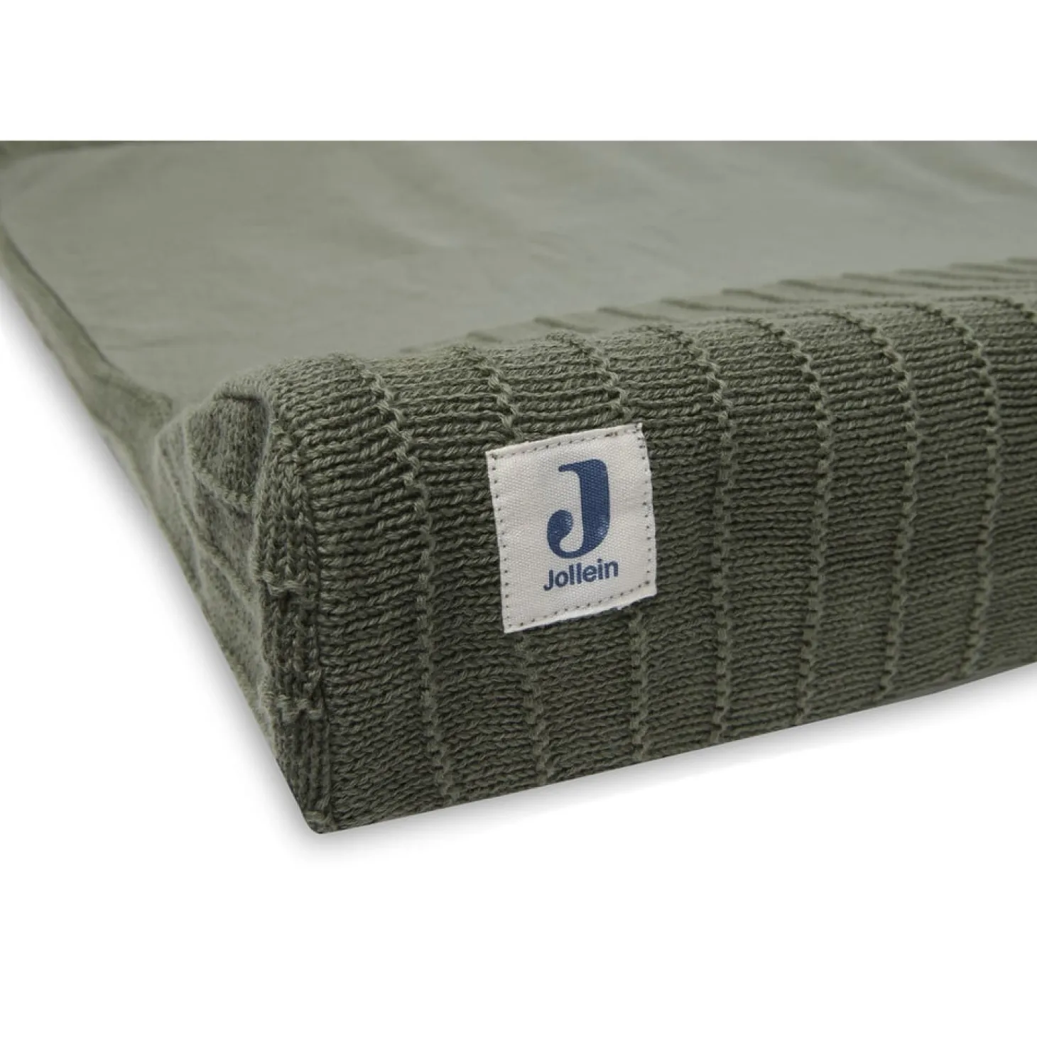 Jollein Housse matelas à langer Pure Knit Leaf Green 50x70 cm