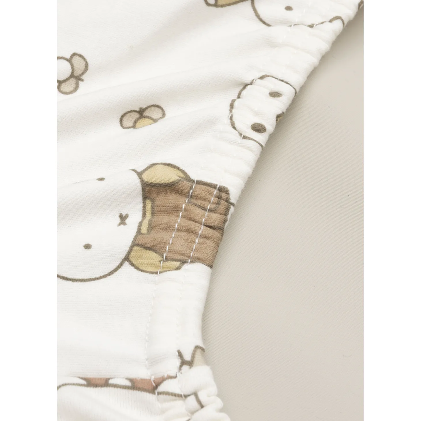 Jollein Housse Matelas à Langer Jersey Miffy Family Farm Multicolore 50x70 cm