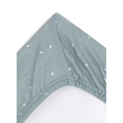 Jollein Housse matelas à langer Jersey Teddy Bear Sea Green 50x70 cm