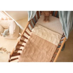 Jollein                    Housse matelas à Langer Jersey Elephant Tales    Multicolore            50x70 cm
