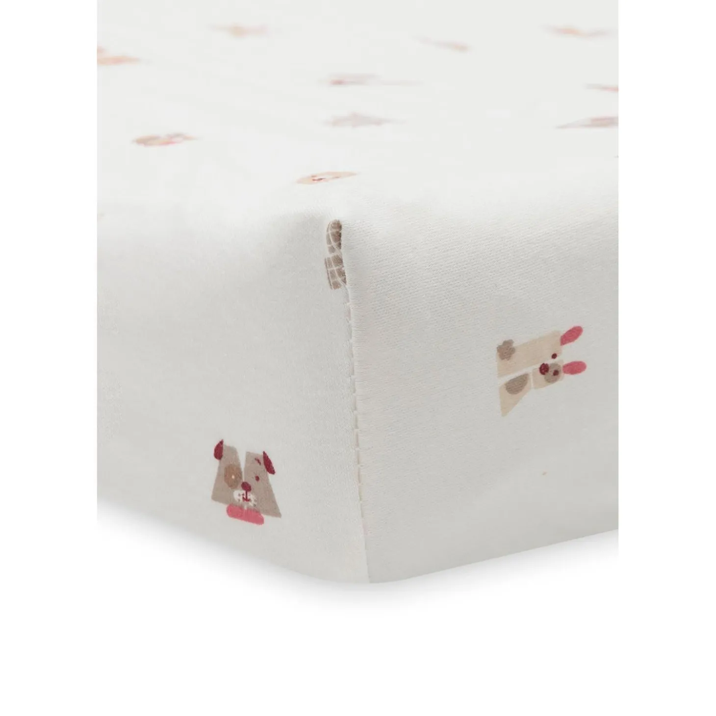 Jollein Housse matelas à Langer Jersey Animal Friends Multicolore 50x70 cm