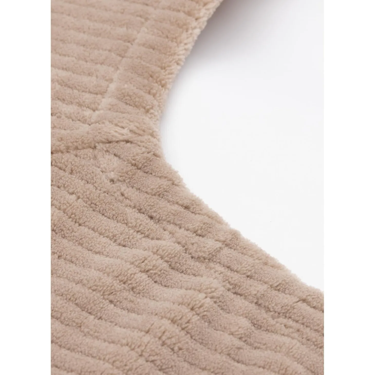 Jollein Housse matelas à Langer Cloudy Rib Milky Coffee 50x70 cm
