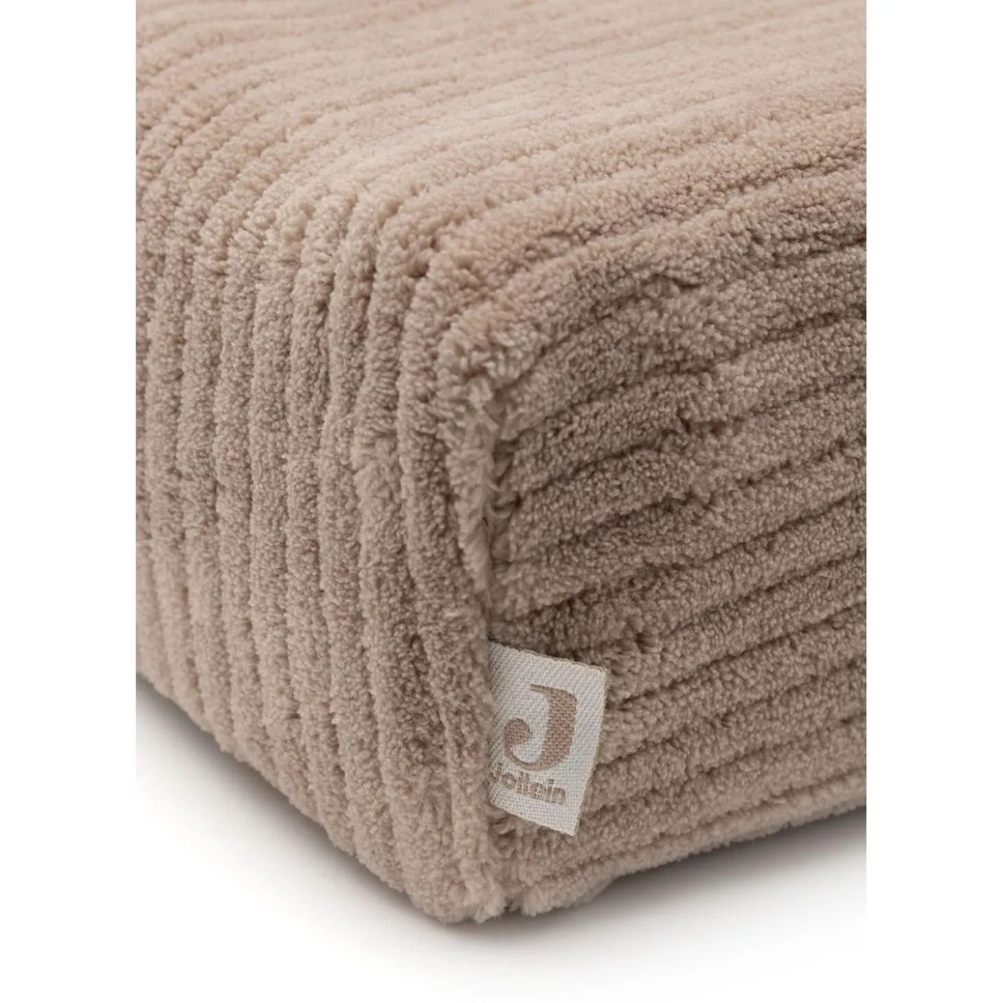 Jollein Housse matelas à Langer Cloudy Rib Milky Coffee 50x70 cm