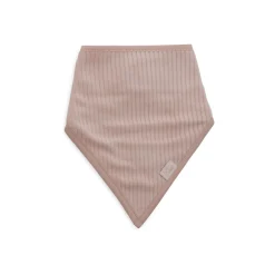 Jollein                    Lot de 2 Bavoirs Bandana Velvet Rib     Wild Rose/Ivory