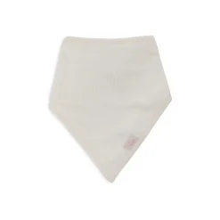 Jollein                    Lot de 2 Bavoirs Bandana Velvet Rib     Wild Rose/Ivory