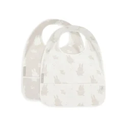 Jollein Lot de 2 Bavoirs imperméable Miffy Nougat