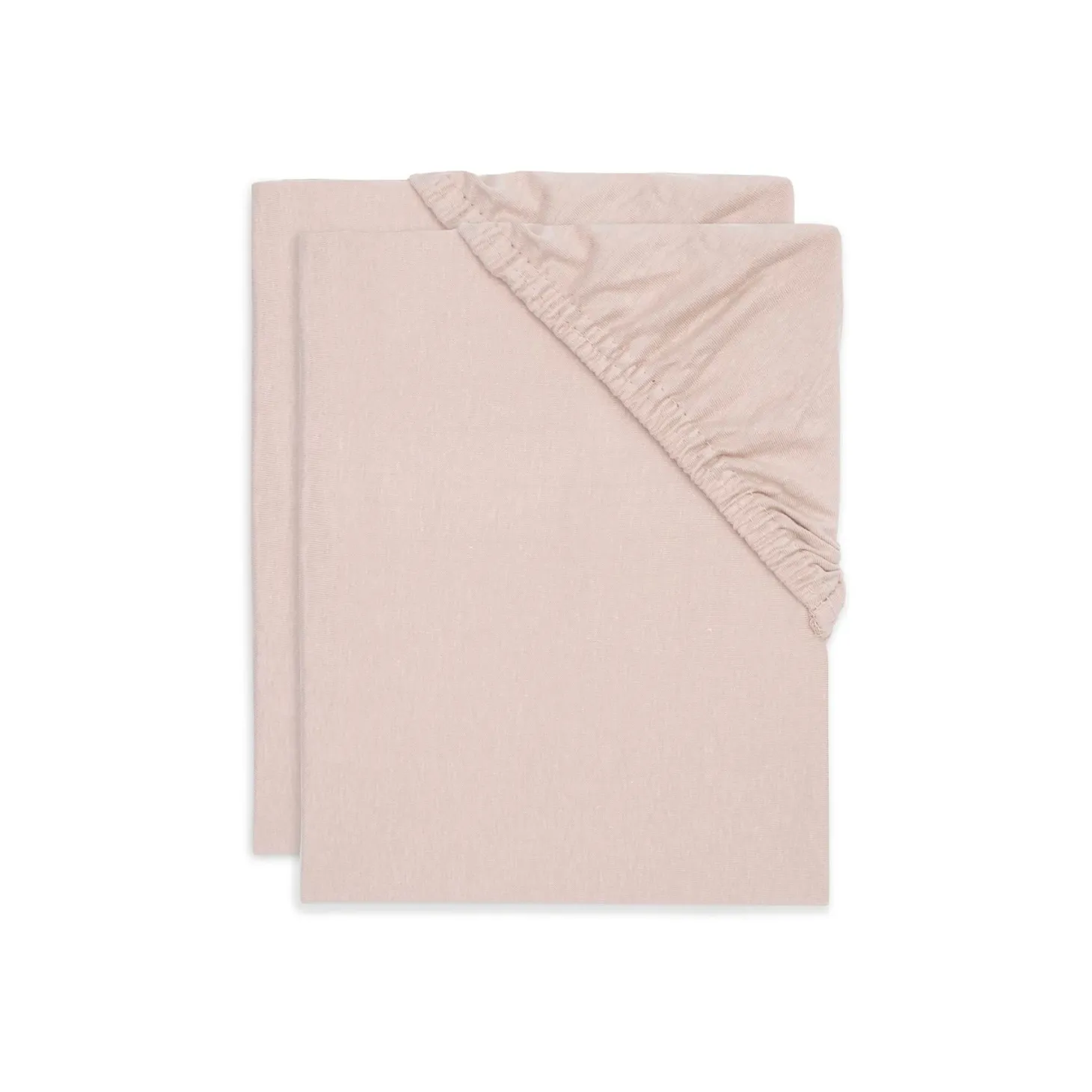 Jollein Lot de 2 draps housse jersey Wild Rose