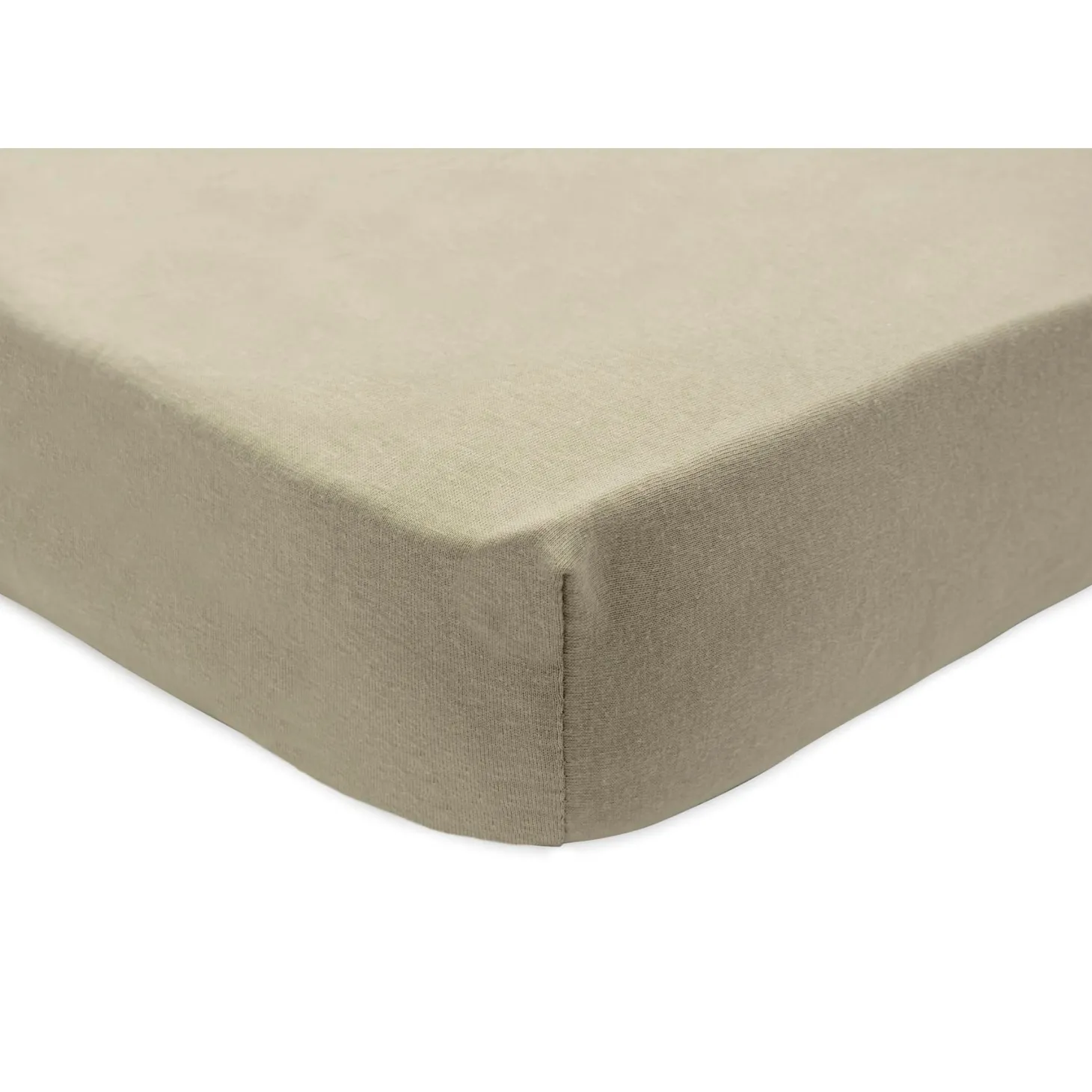Jollein Lot de 2 draps housse jersey Olive Green 40x80 cm