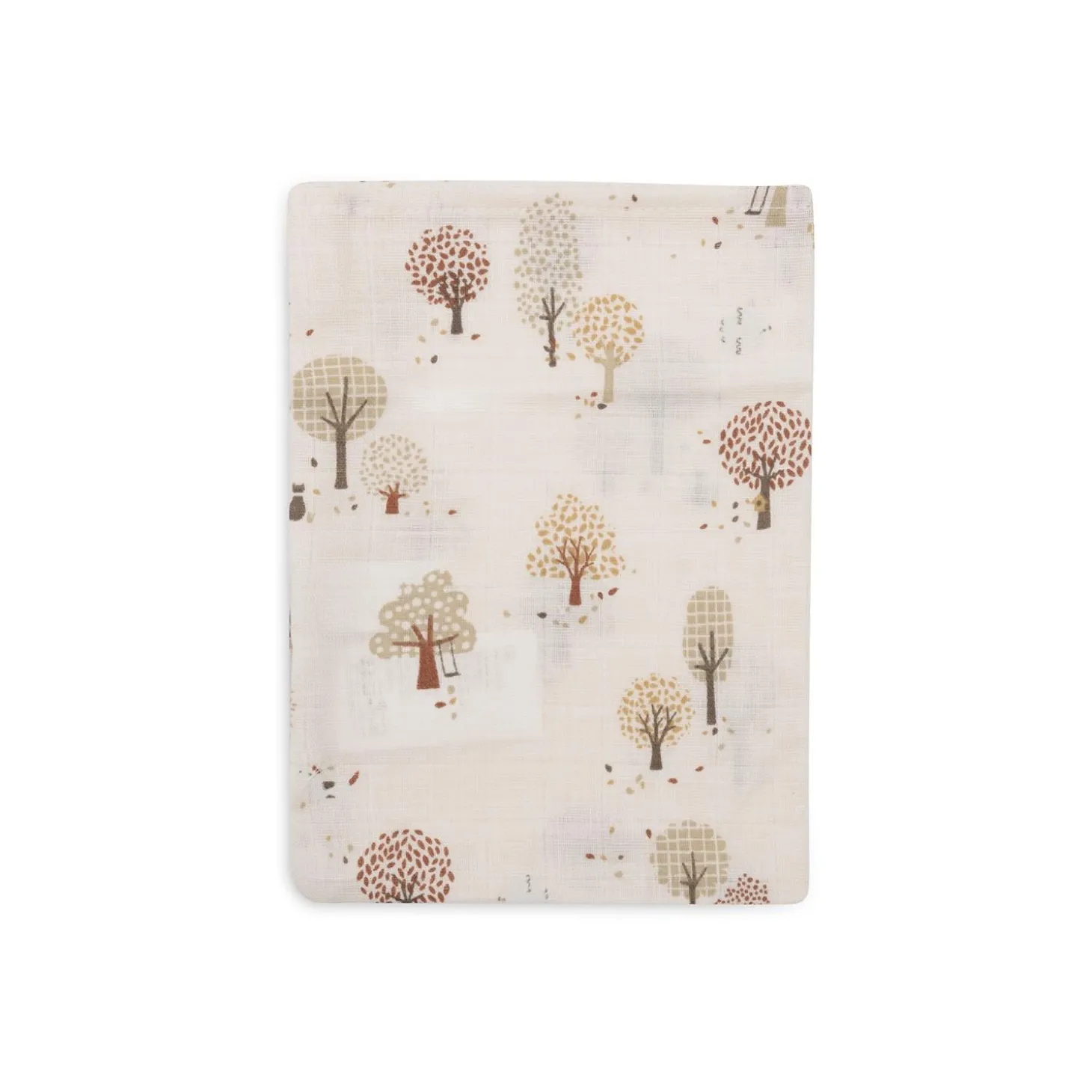 Jollein Lot de 3 Gant de Toilette Gaze de Coton Tiny Park Multicolore 15x20 cm
