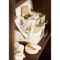 Jollein Lot de 3 Gant de Toilette Gaze de Coton Tiny Park Multicolore 15x20 cm