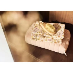 Jollein                    Lot de 3 Gant de Toilette Gaze de Coton Flower Fairies    Multicolore            15x20 cm