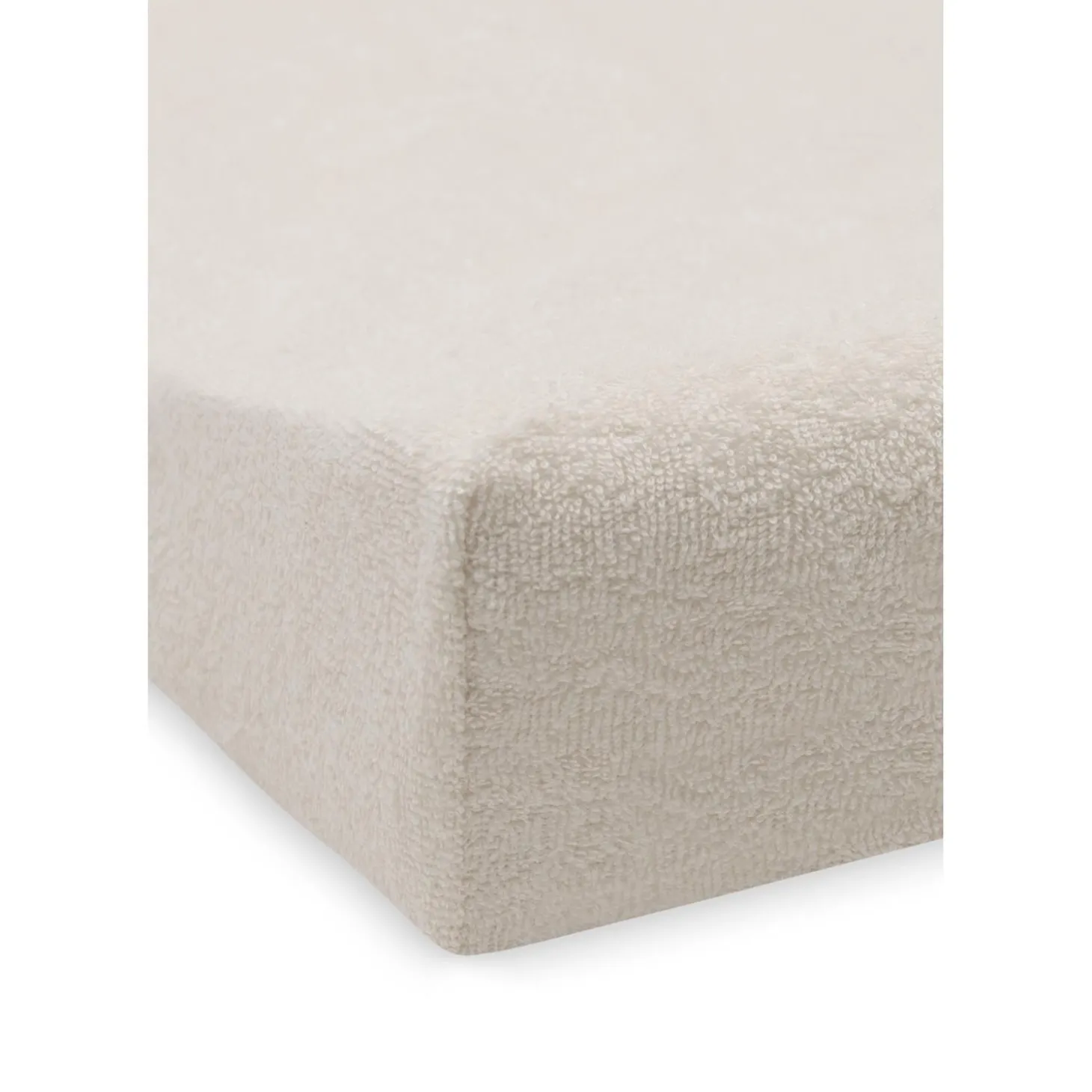 Jollein Lot de 2 Housse Matelas à Langer Éponge Milky Coffee Ivory 50x70 cm