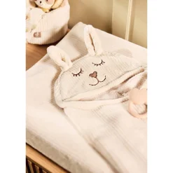 Jollein Lot de 2 Housse Matelas à Langer Éponge Oatmeal 50x70 cm