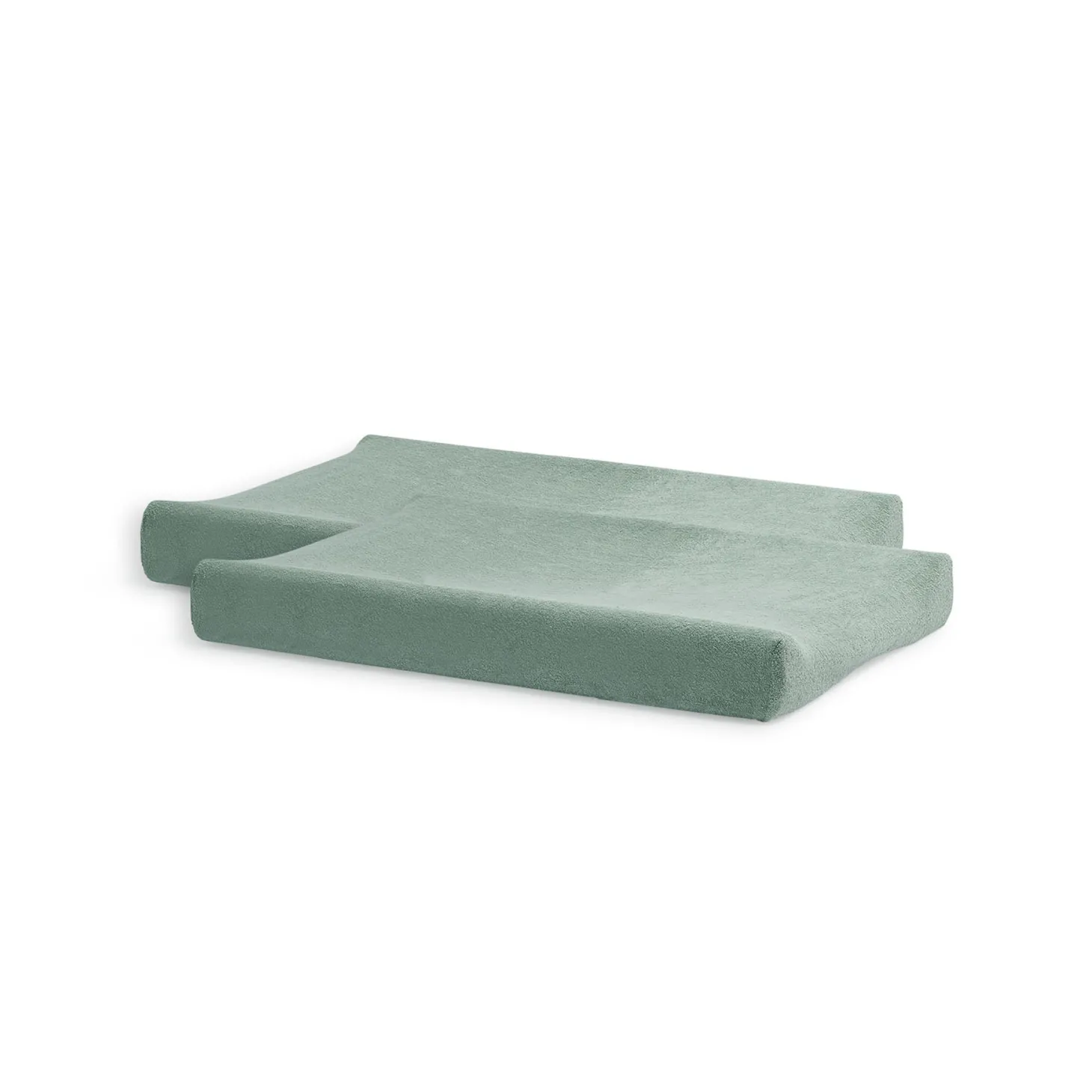 Jollein Lot de 2 housses matelas à langer Éponge Sea Green 50x70 cm