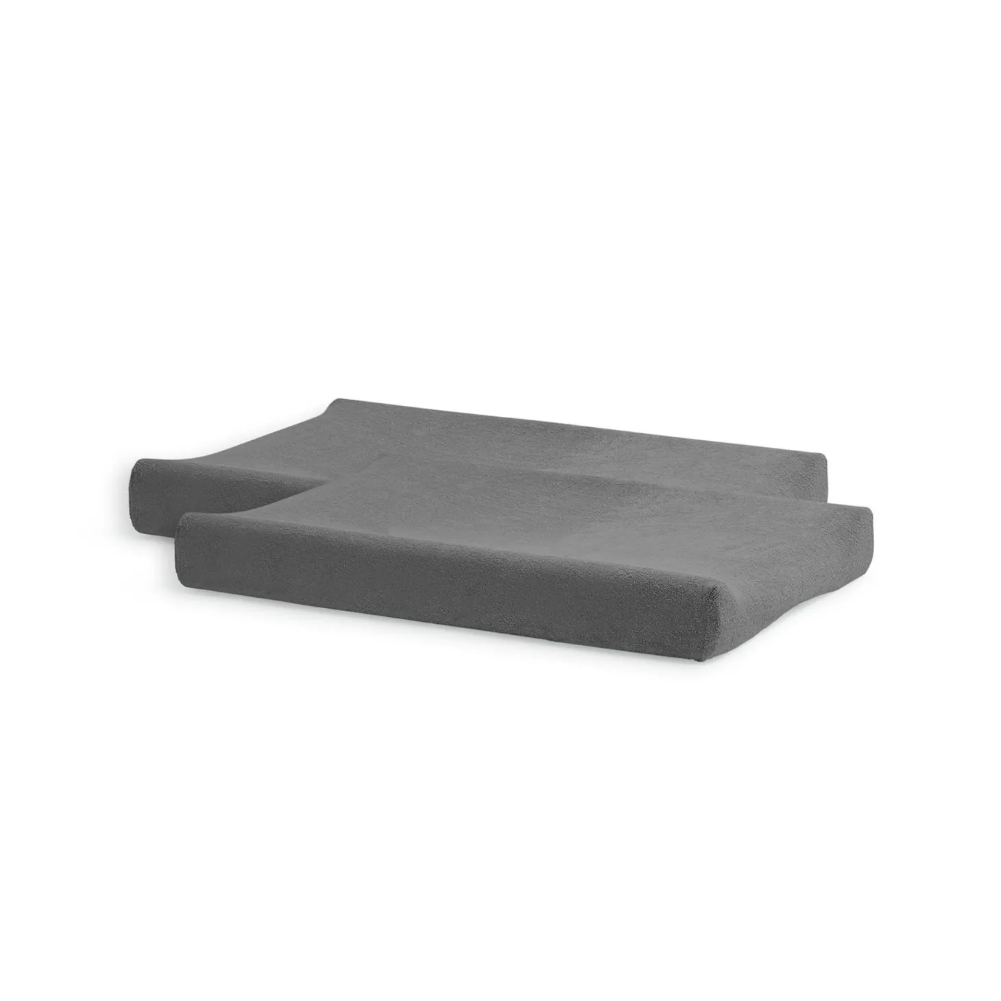 Jollein Lot de 2 housses matelas à langer Éponge Storm Grey 50x70 cm