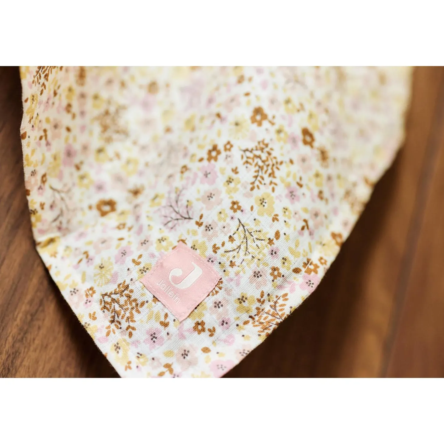 Jollein Lot de 3 Lange Gaze de Coton Small Flower Fairies Multicolore 70x70 cm