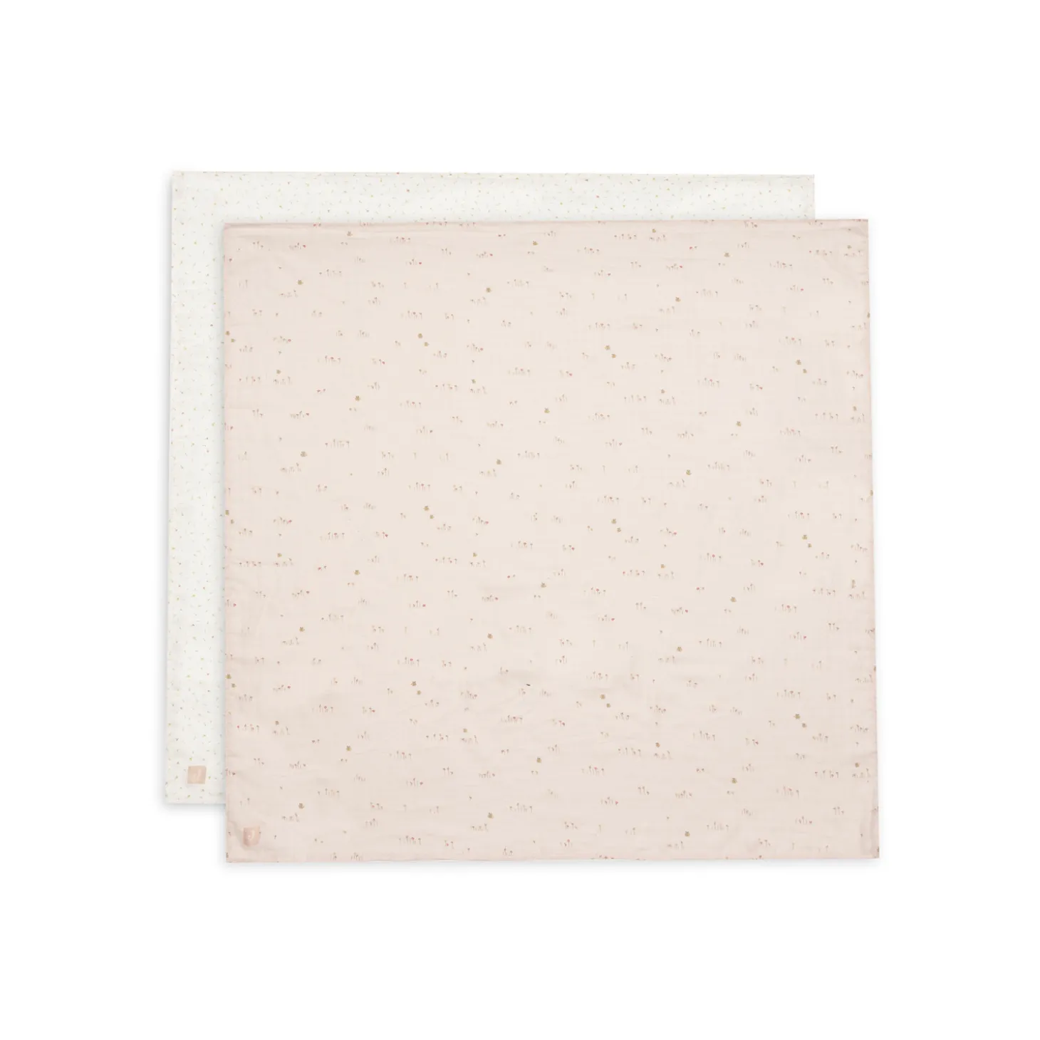 Jollein Lot de 2 Lange Gaze de Coton Large Pretty Picnic Multicolore 115x115 cm