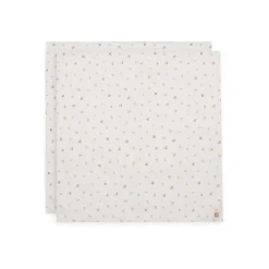 Jollein                    Lot de 2 Lange Gaze de Coton Large Animal Friends    Multicolore            115x115 cm