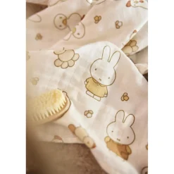 Jollein                    Lot de 3 Lange Gaze de Coton Small Miffy Family Farm    Multicolore            70x70 cm