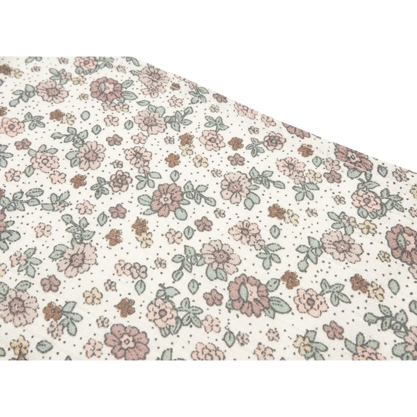 Jollein Lot de 3 langes gaze de coton small retro flowers 70x70 cm