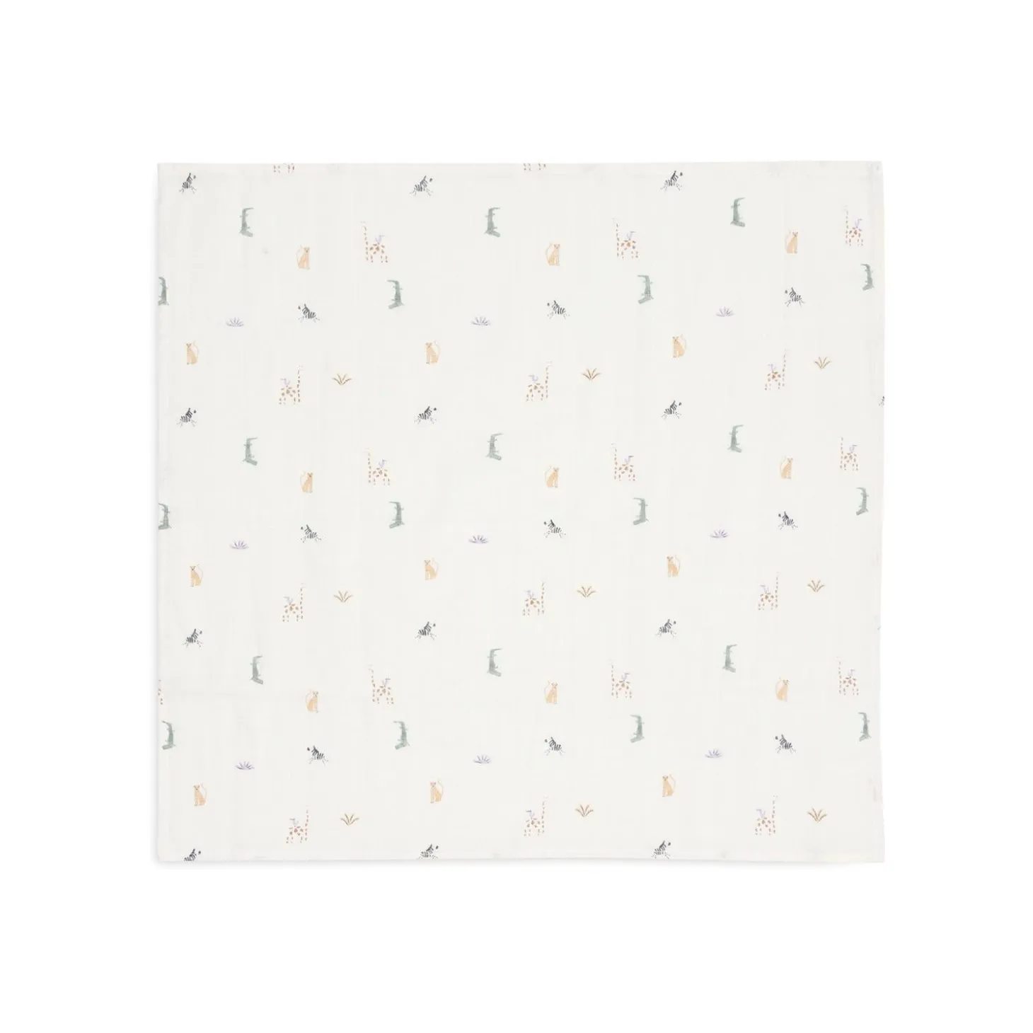 Jollein Lot de 3 Langes Gaze de Coton Jungle Jambo Multicolor 70x70 cm
