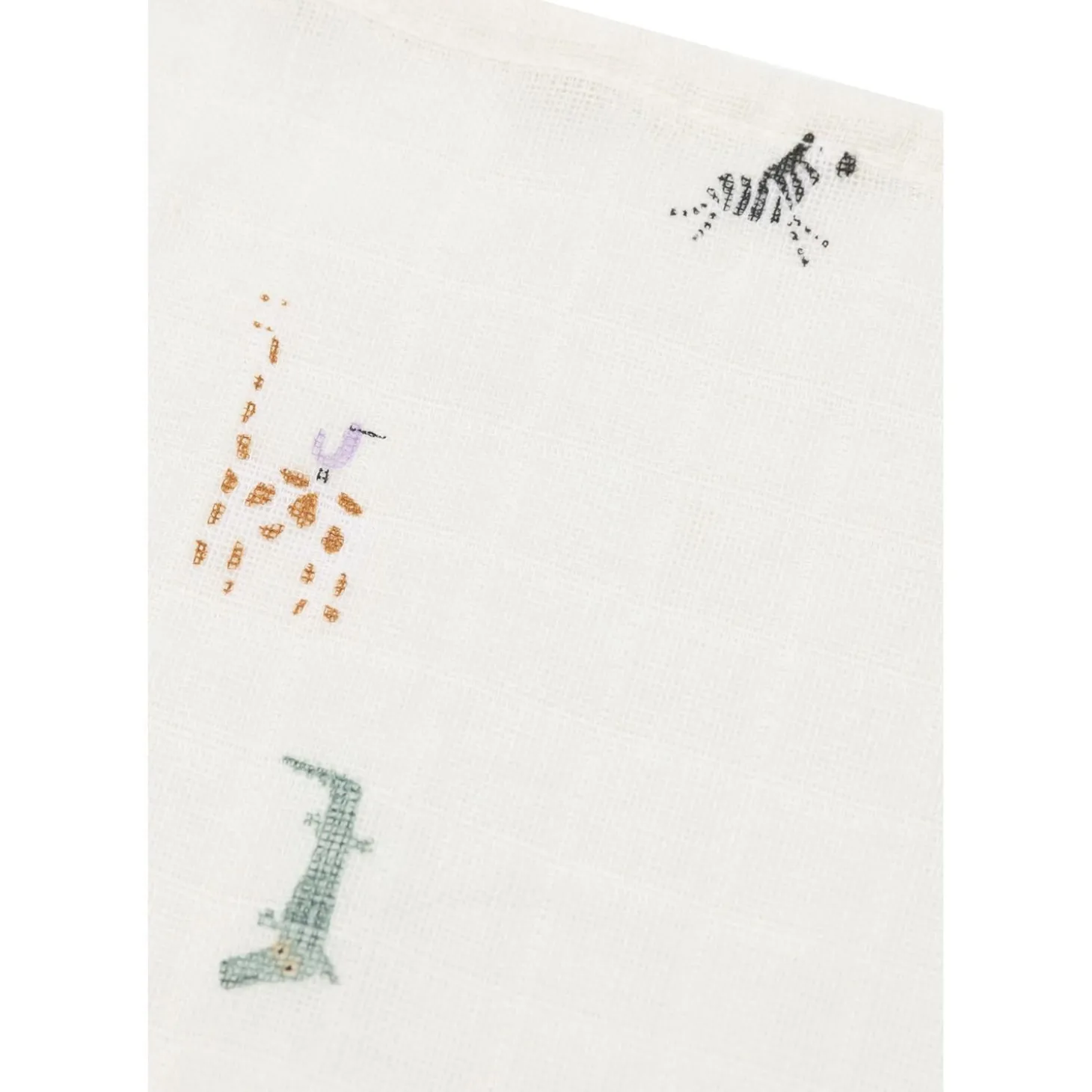 Jollein Lot de 3 Langes Gaze de Coton Jungle Jambo Multicolor 70x70 cm