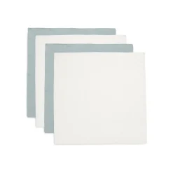 Jollein                    Lot de 4 Langes Gaze de Coton Small    Sea Green            70x70 cm