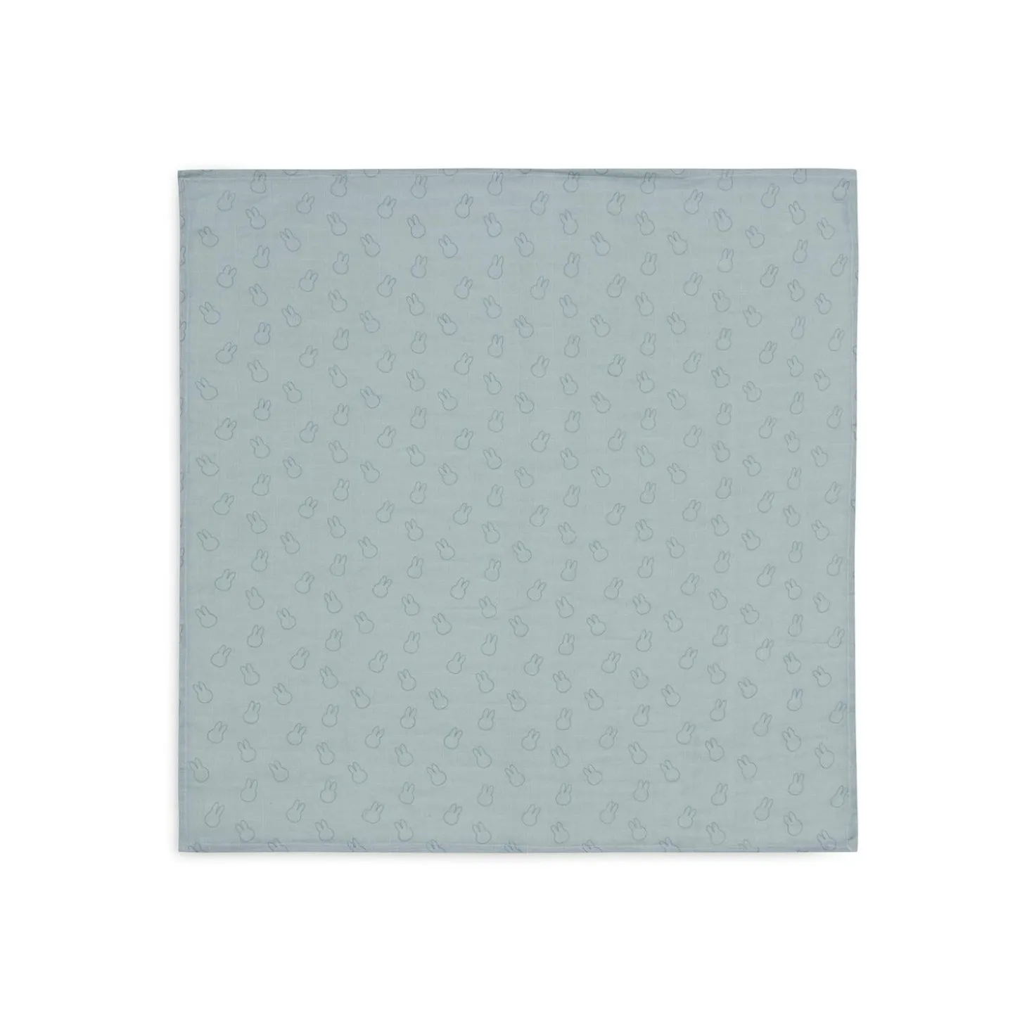Jollein Lot de 3 Langes Gaze de Coton Miffy Silhouettes Sea Green 70x70 cm