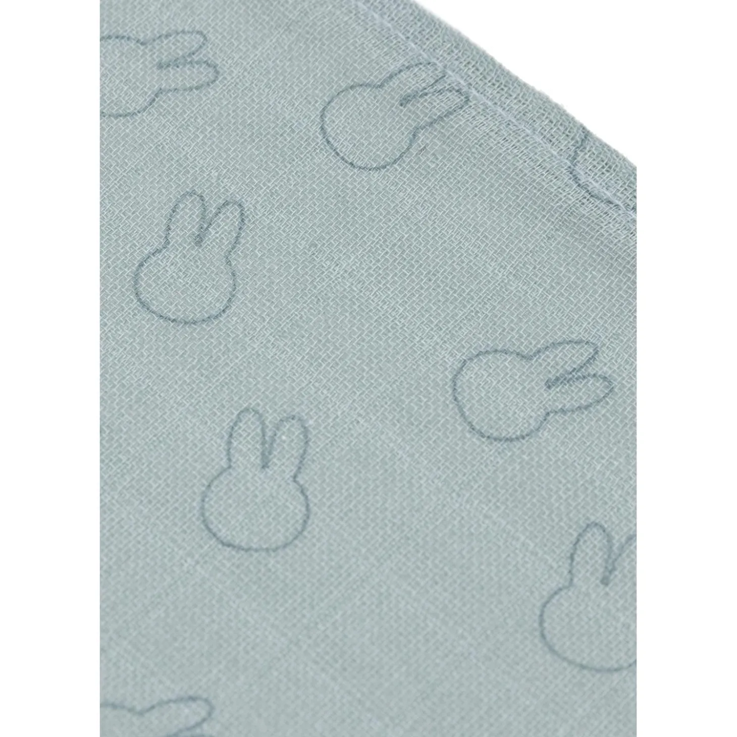 Jollein Lot de 3 Langes Gaze de Coton Miffy Silhouettes Sea Green 70x70 cm