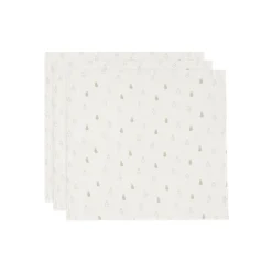Jollein                    Lot de 3 Langes gaze de coton small Miffy    Nougat            70x70 cm