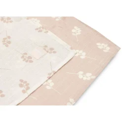 Jollein                    Lot de 2 langes gaze de coton large twig    Wild Rose            115x115 cm