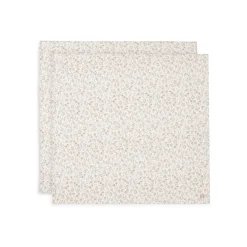 Jollein Lot de 2 Langes Large Bloomy Multicolor 115x115 cm