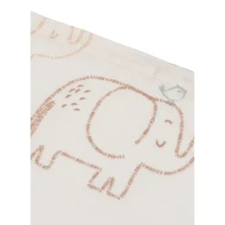 Jollein                    Lot de 3 Serviette Gaze de Coton Elephant Tales    Multicolore            31x31 cm