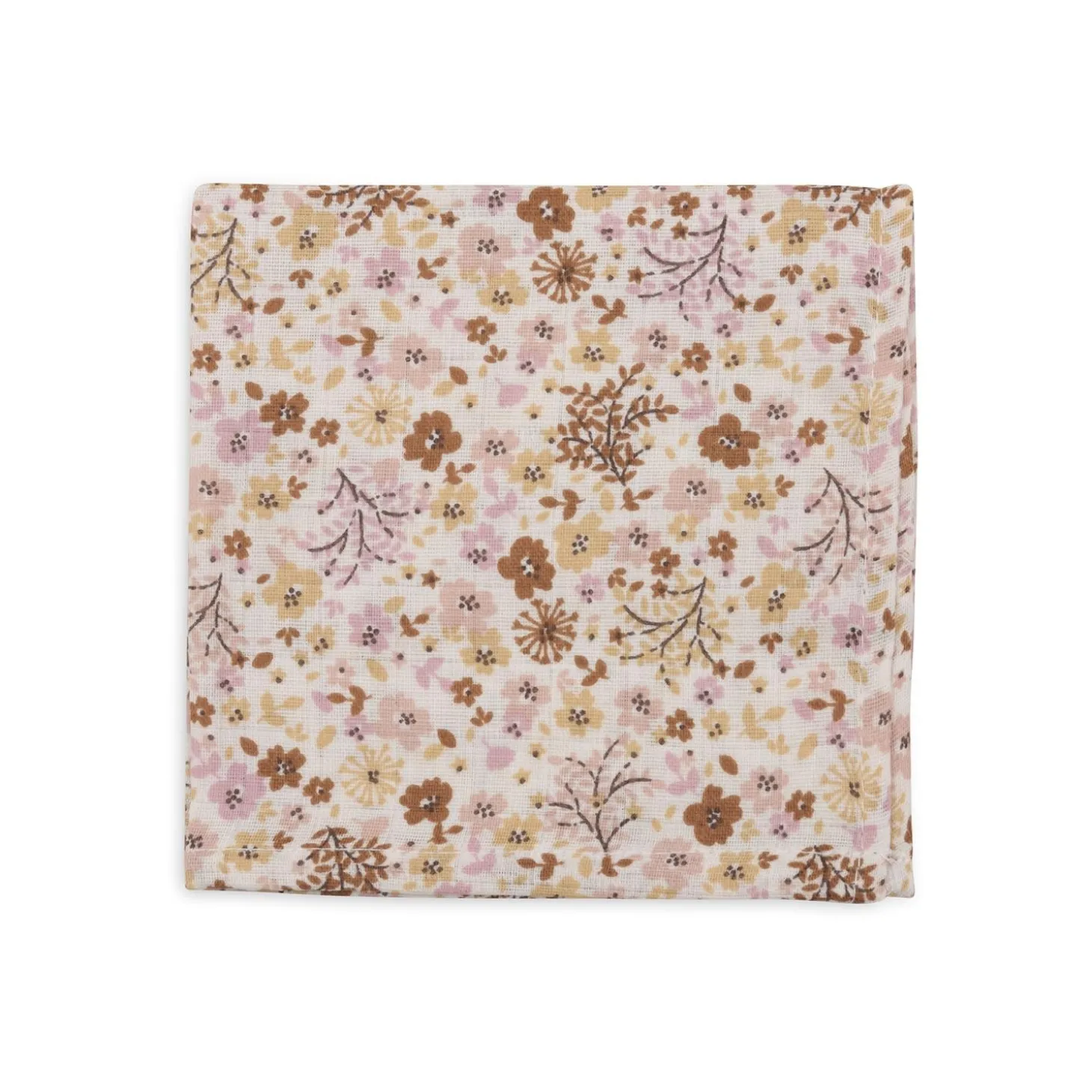 Jollein Lot de 3 Serviette Gaze de Coton Flower Fairies Multicolore 31x31 cm
