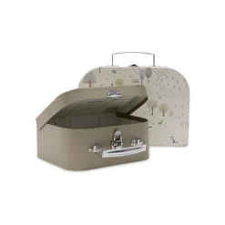 Jollein Lot de 2 Valisette à Jouets Tiny Park Multicolore