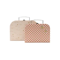 Jollein                    Lot de 2 Valisette à Jouets Pretty Picnic    Multicolore
