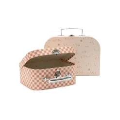 Jollein                    Lot de 2 Valisette à Jouets Pretty Picnic    Multicolore