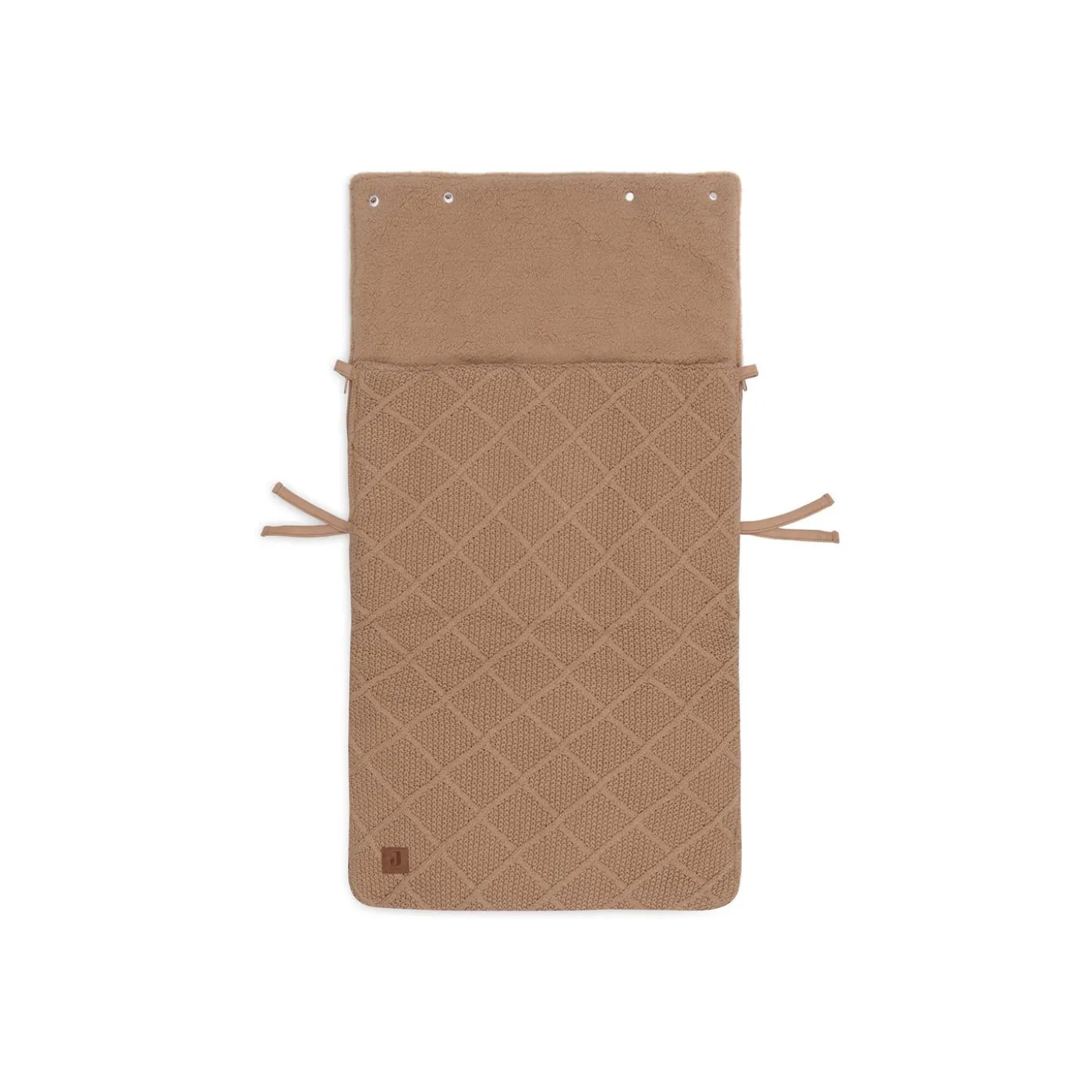 Jollein Nid d'Ange Check Knit Biscuit