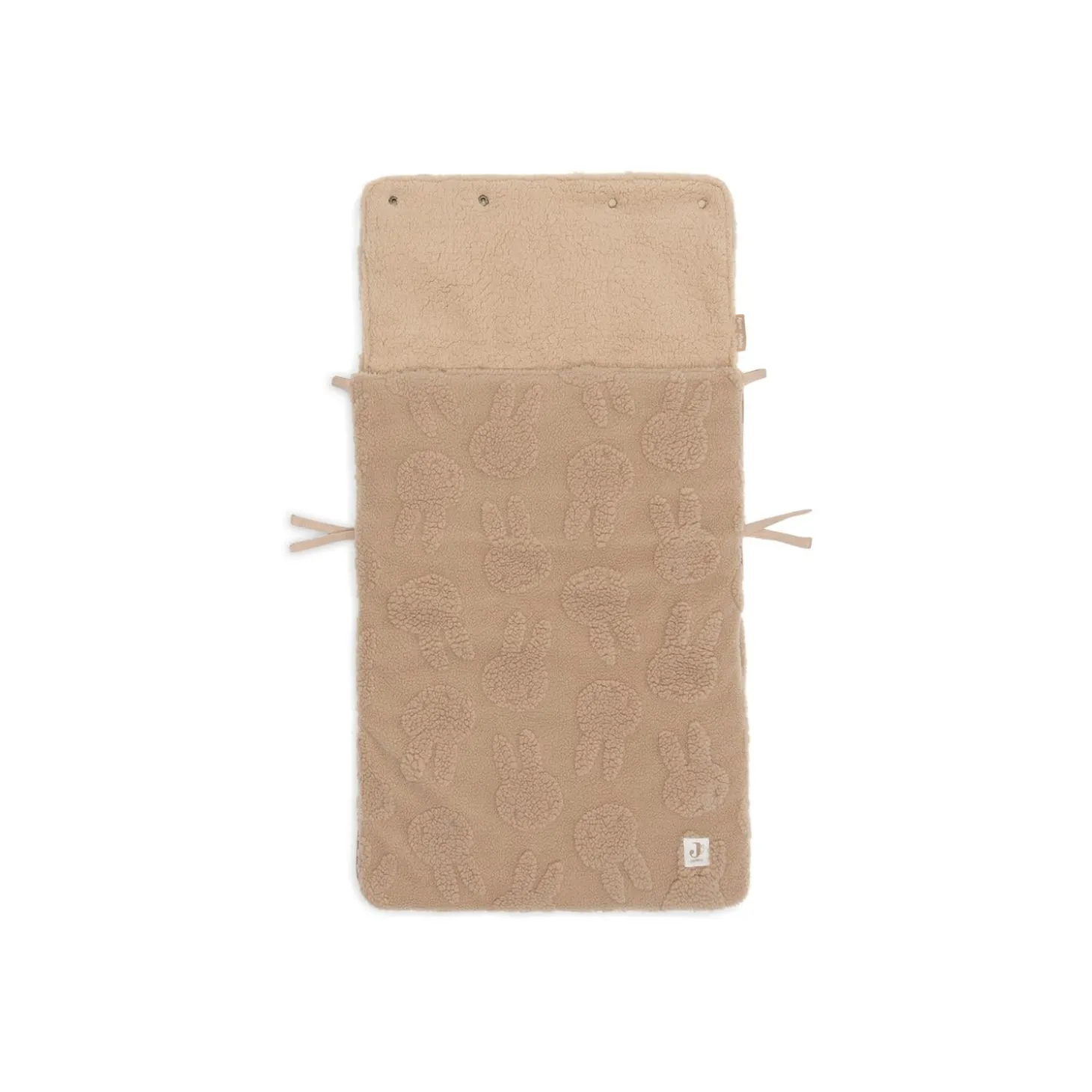 Jollein Nid d'Ange Jacquard Teddy Biscuit
